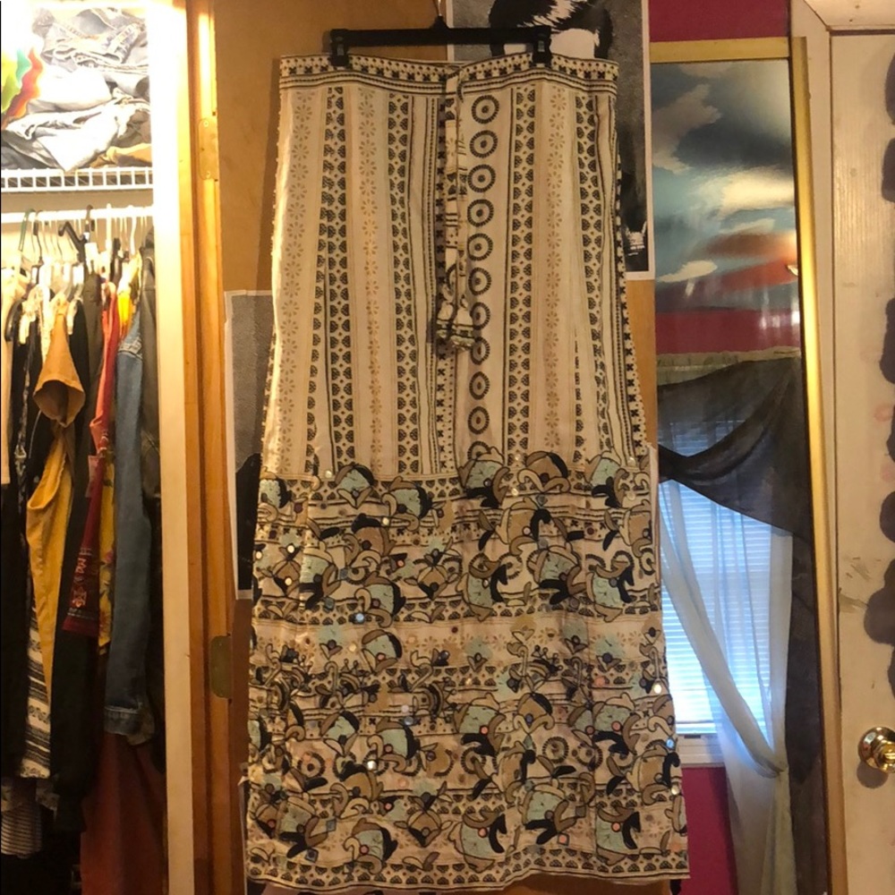Calypso maxi skirt